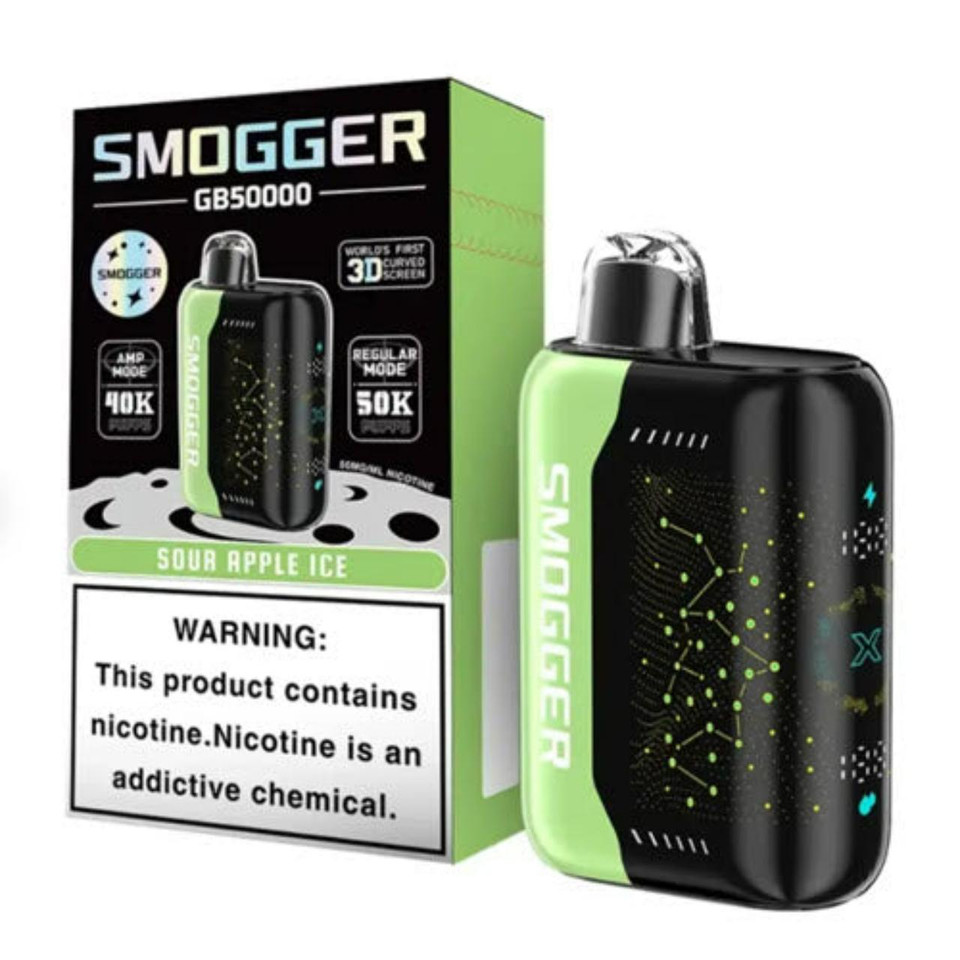Smogger GB50000 Puff Disposable Sour Apple Ice