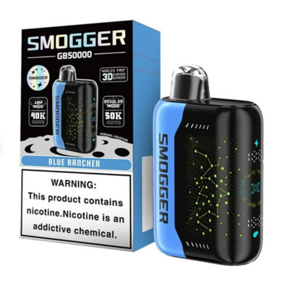 Smogger GB50000 Puff Disposable Blue Rancher
