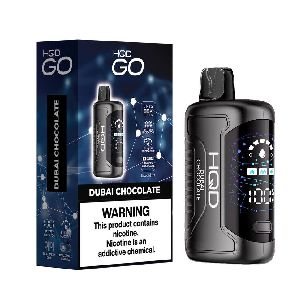 HQD GO 35K Puff Disposable Dubai Chocolate