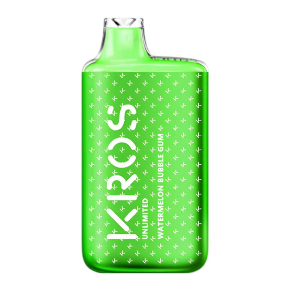 KROS Unlimited 6000 Disposable Watermelon Bubble Gum