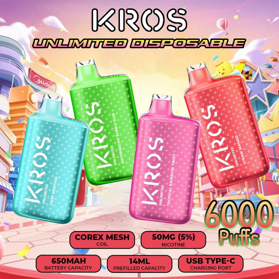 KROS Unlimited 6K Puff Disposable