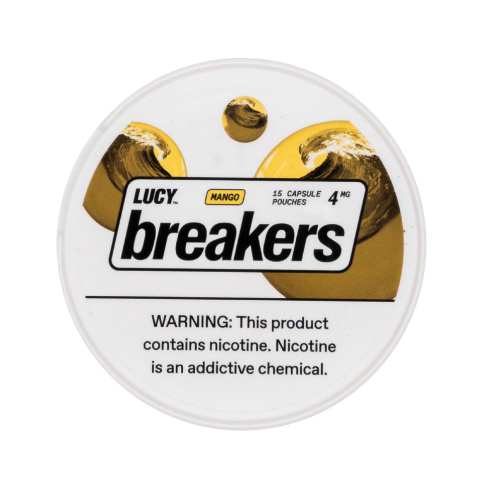 Lucy Breakers Nicotine Pouches - 5PK Mango - 4MG