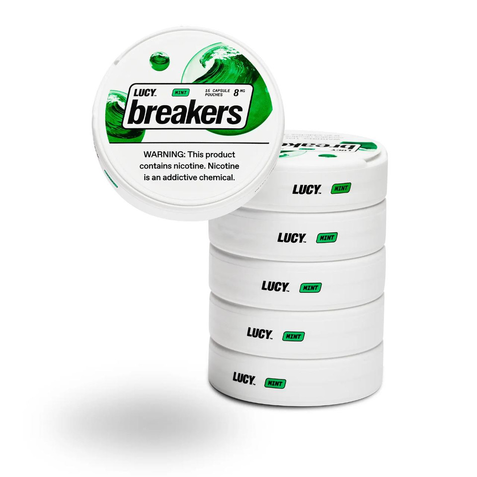 Lucy Breakers Nicotine Pouches - 5PK Mint - 8MG