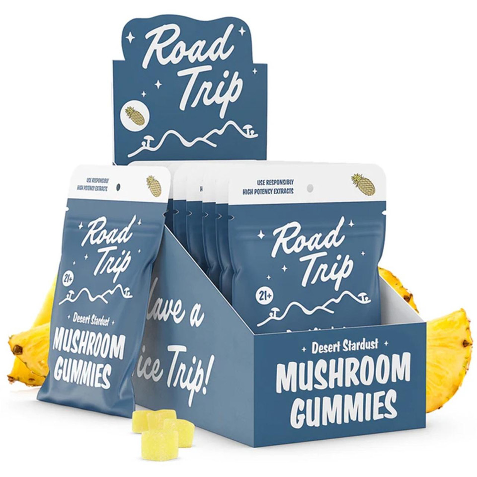 Road Trip Desert Stardust Mushroom Gummies 2PK 30CT-Pineapple
