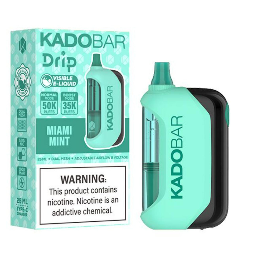 KadoBar Drip 50K Puff Disposable Miami Mint