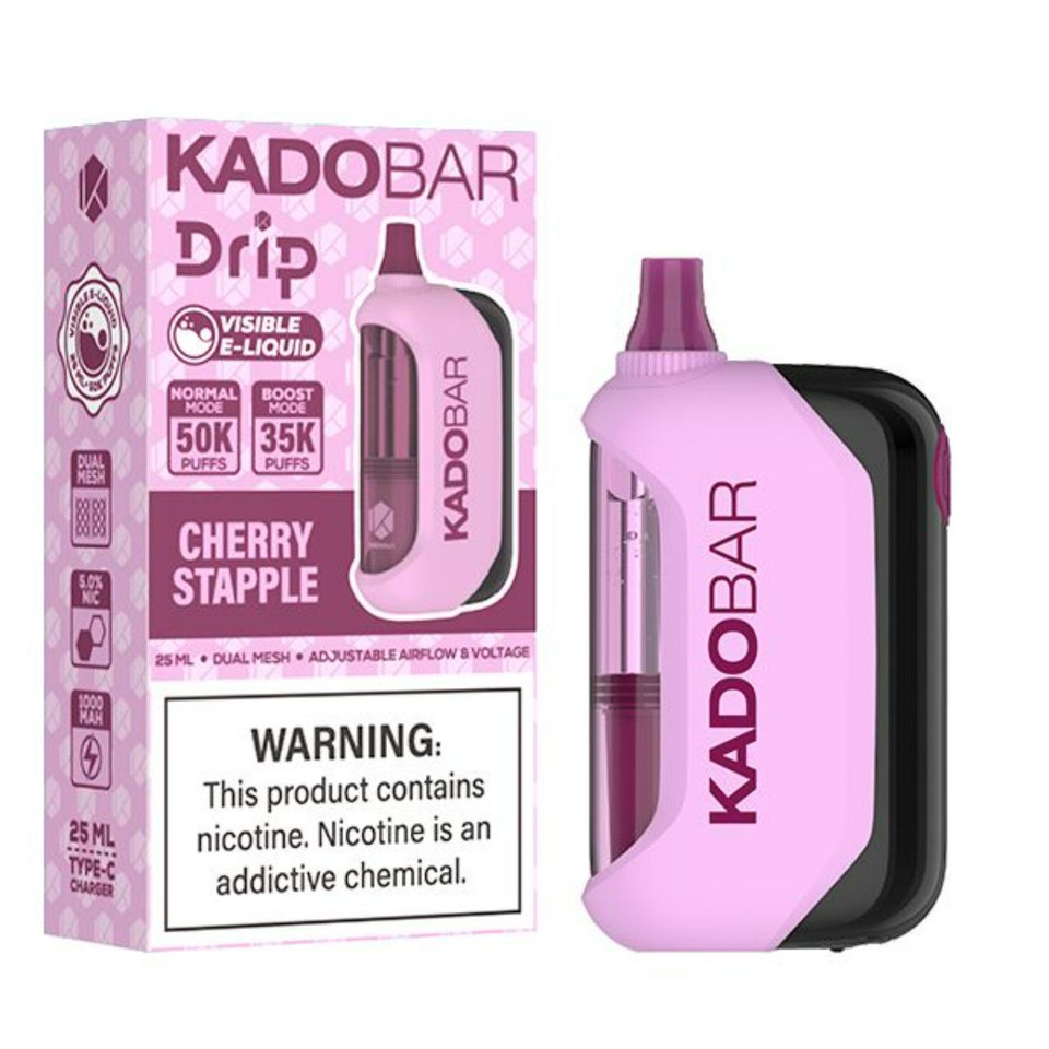 KadoBar Drip 50K Puff Disposable Cherry Strapple