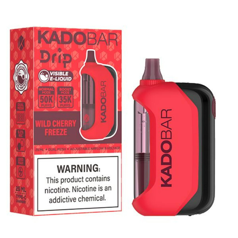 KadoBar Drip 50K Puff Disposable Wild Cherry Freeze