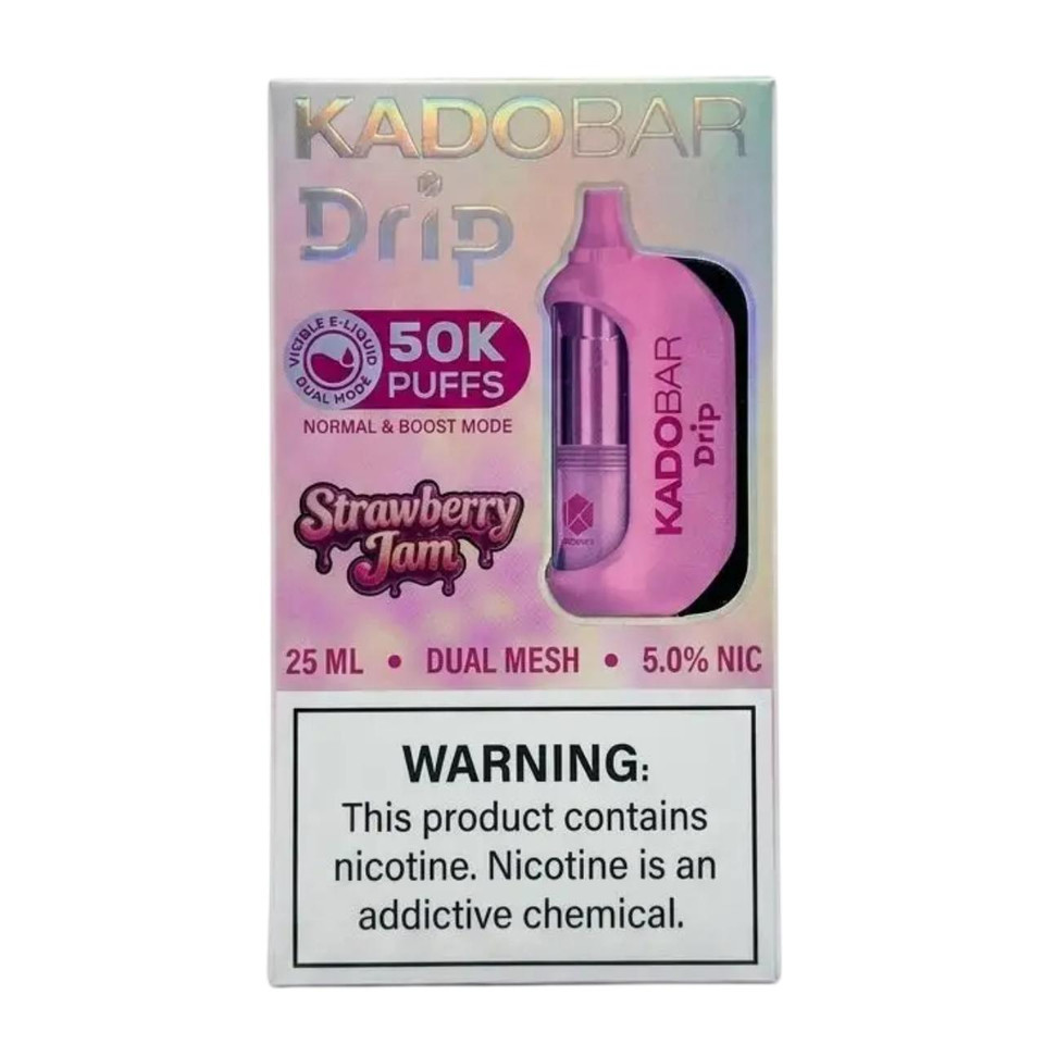 KadoBar Drip 50K Puff Disposable Strawberry Jam