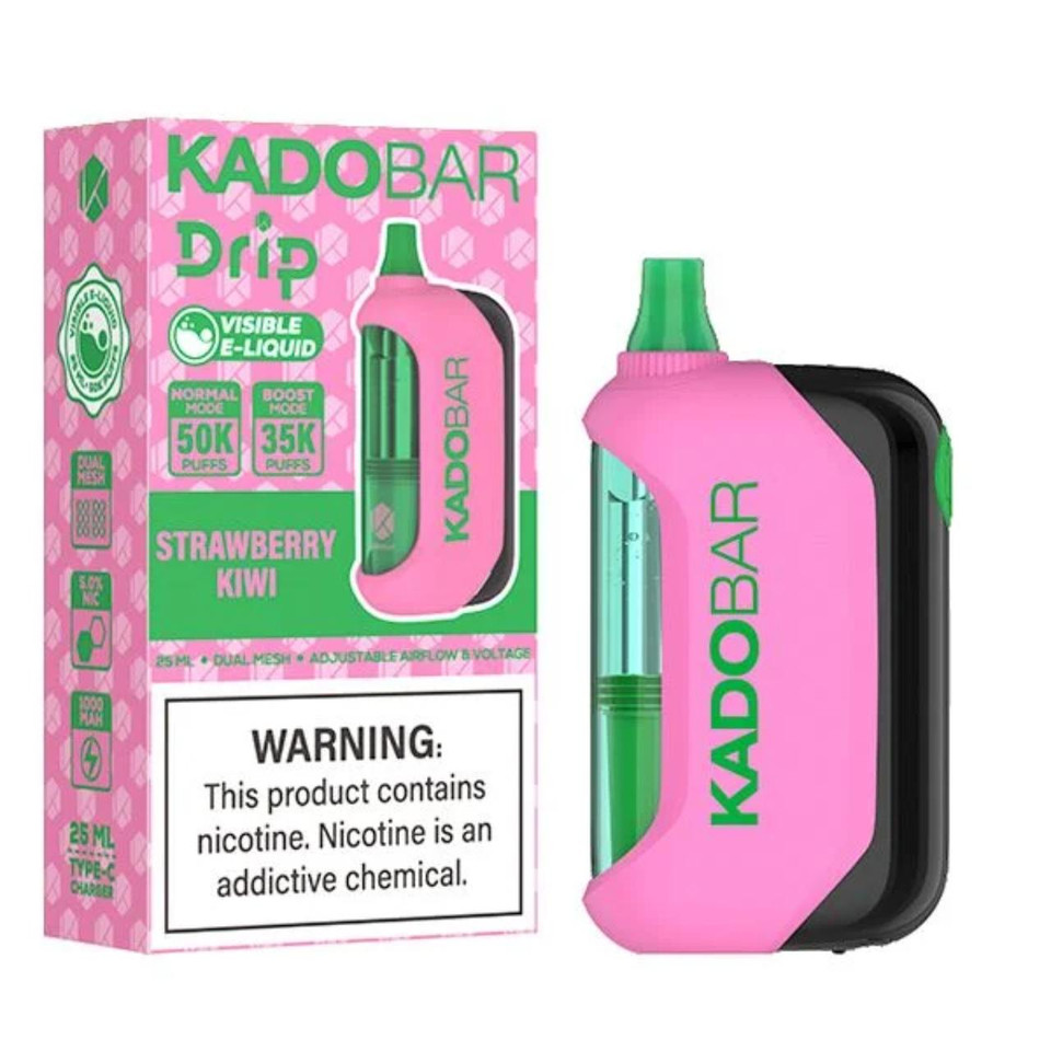 KadoBar Drip 50K Puff Disposable Strawberry Kiwi