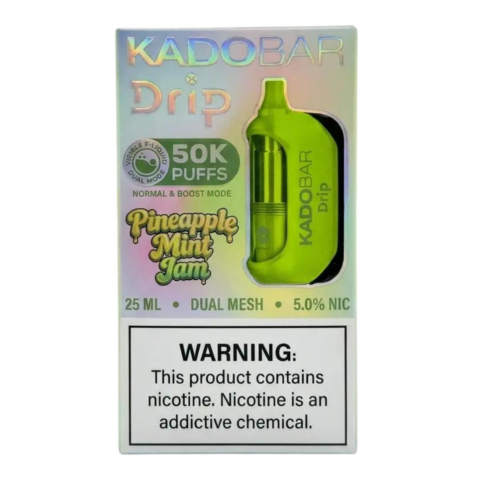 KadoBar Drip 50K Puff Disposable Pineapple Mint Jam