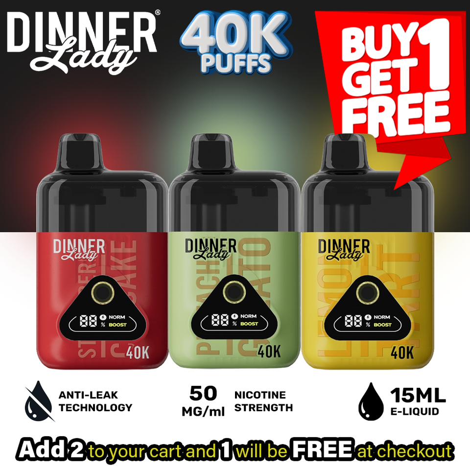 Dinner Lady Desserts Disposable | 40K Puffs - Buy 1 Get 1 Free