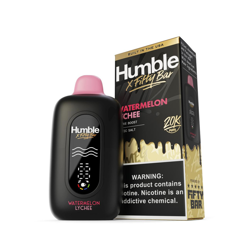 Humble x Fifty Bar 20K Puff Disposable-Watermelon Lychee