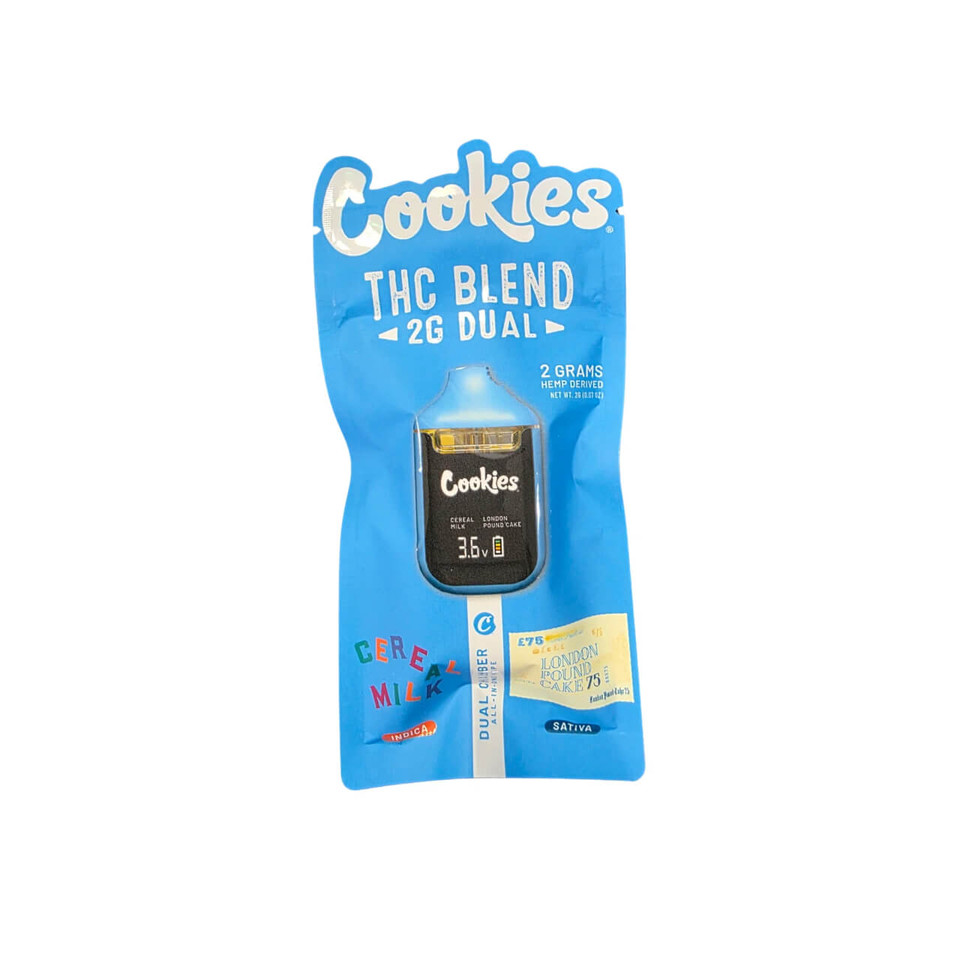 Cookies THC Dual Chamber Disposable 2G Cereal Milk London Pound