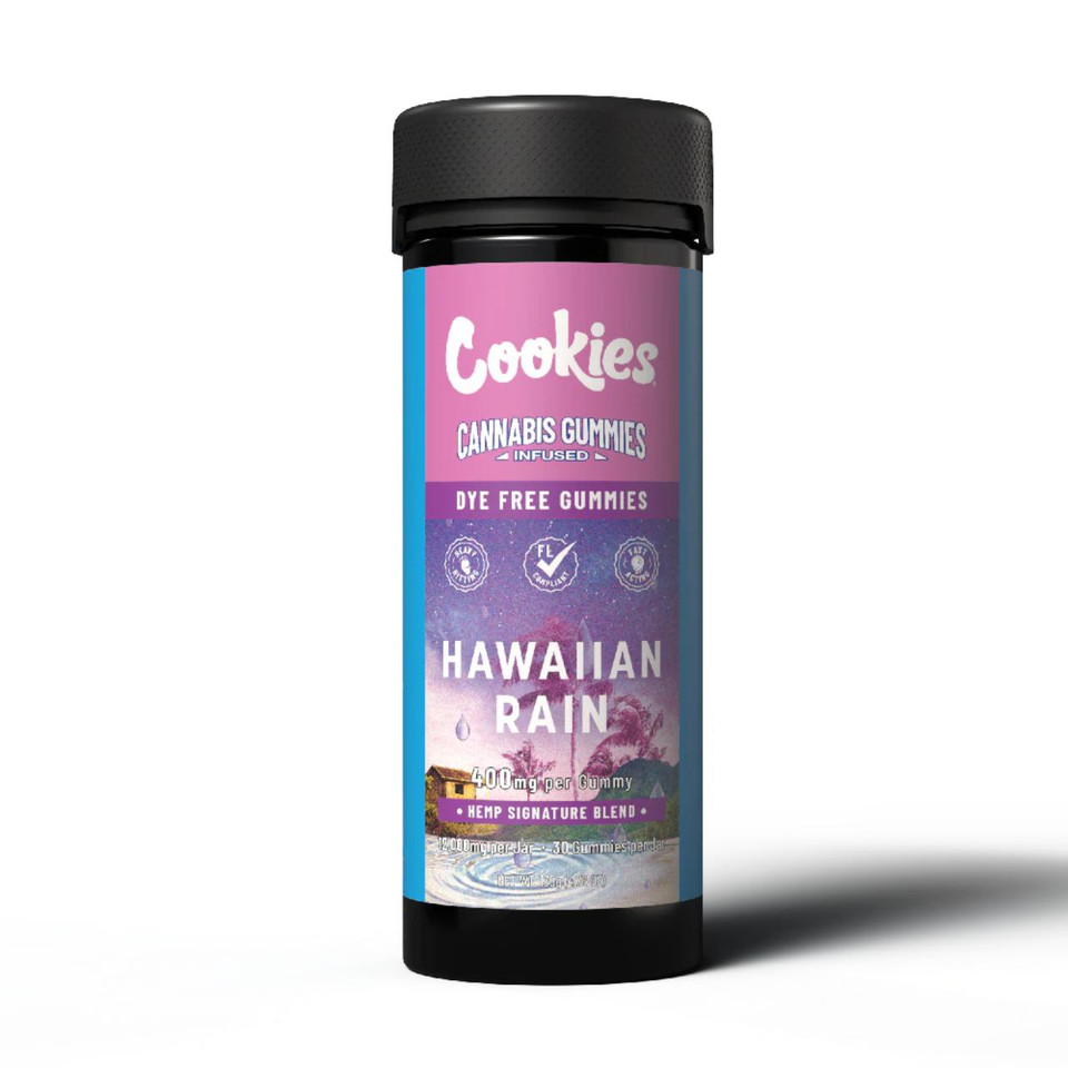 Cookies Signature Blend Infused Gummies Jar-Hawaiian Rain