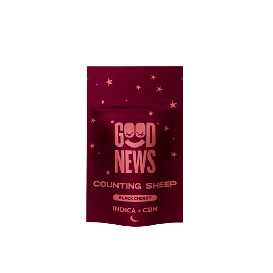 Good News THC Gummies Counting Sleep - Black Cherry