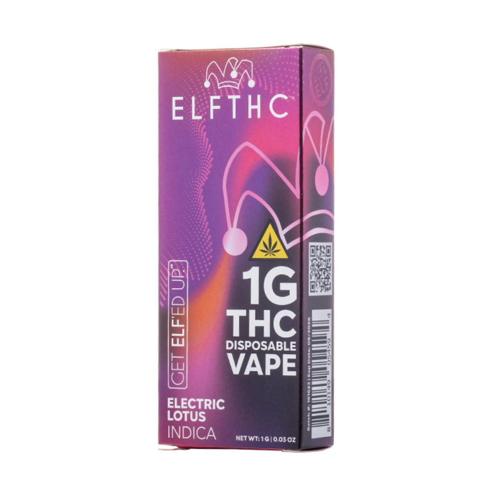 ELF THC Disposable Vape 1G-Electric Lotus Indica