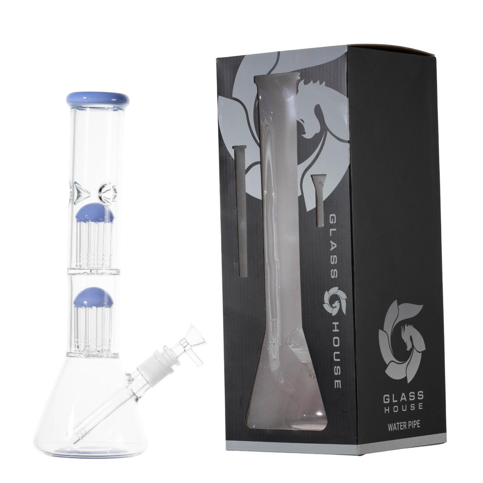 Hillside Water Pipe Beaker 14 DOUBLE PERC BEAKER