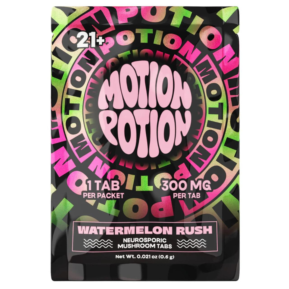 Motion Potion Mushroom Tablets 300MG-1CT Watermelon Rush