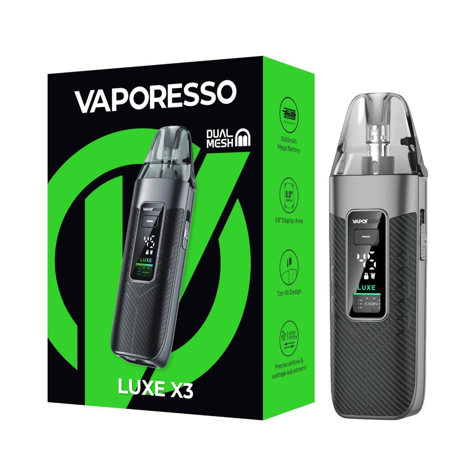 Vaporesso Luxe X3 Kit Carbon Black