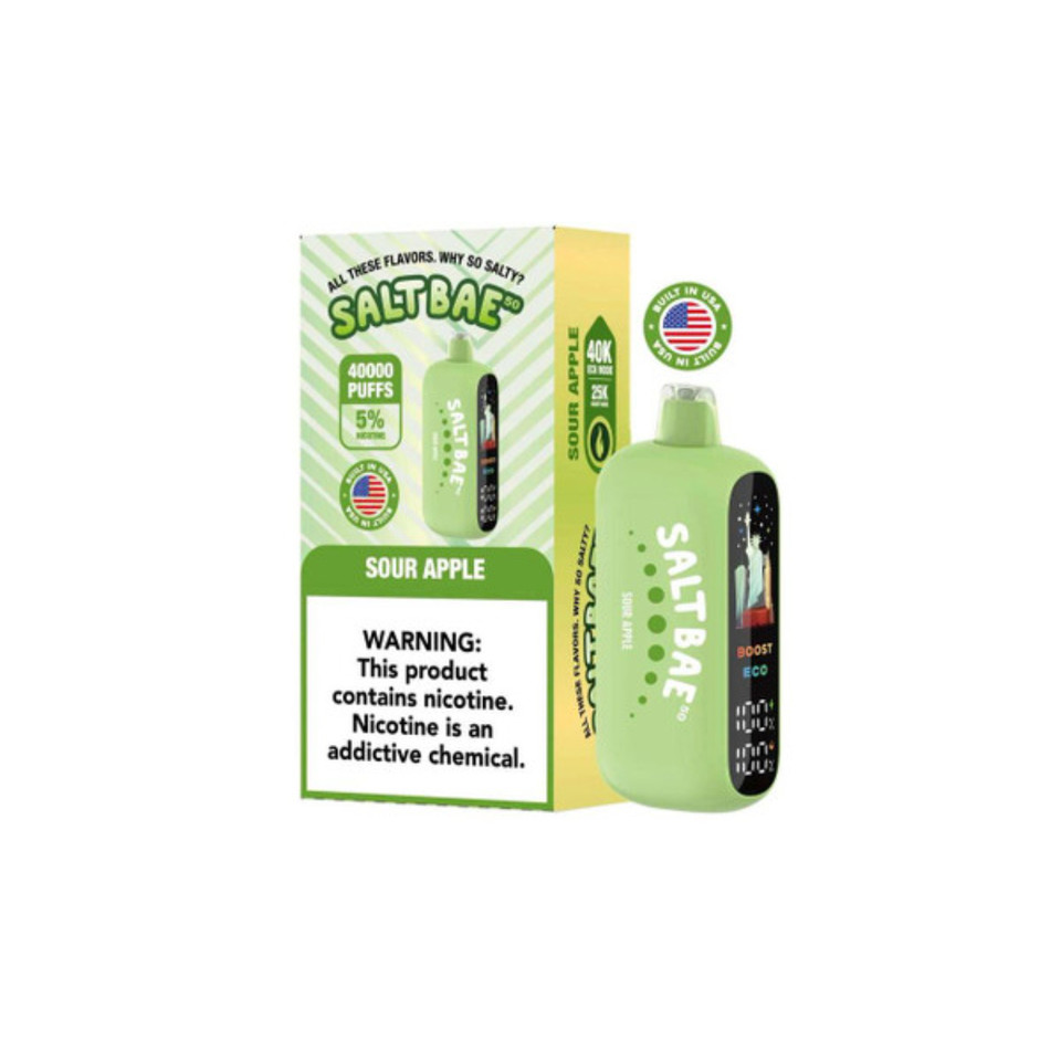 Salt Bae 50 40K Puff Disposable-Sour Apple