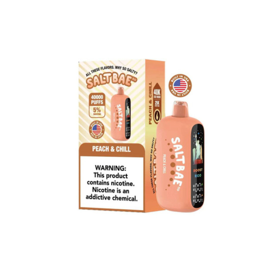 Salt Bae 50 40K Puff Disposable-Peach And Chill