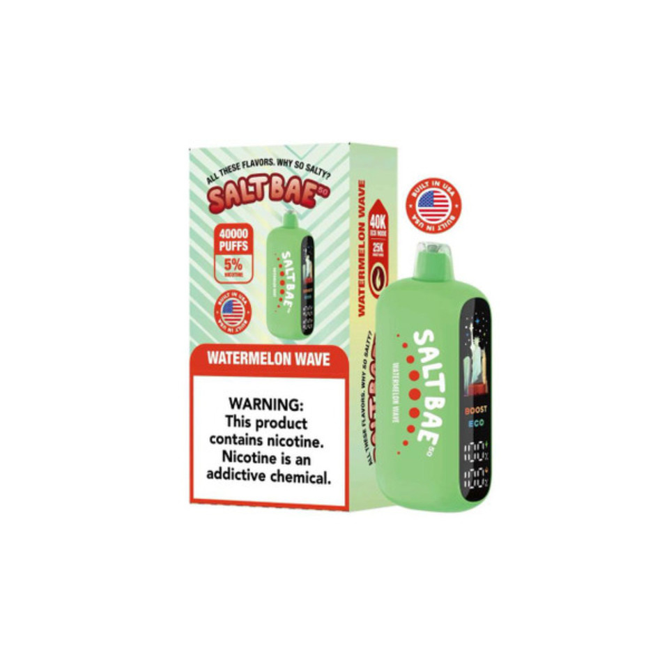 Salt Bae 50 40K Puff Disposable-Watermelon Wave