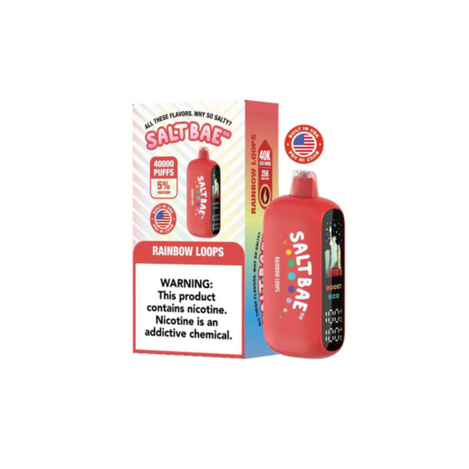 Salt Bae 50 40K Puff Disposable-Rainbow Loops