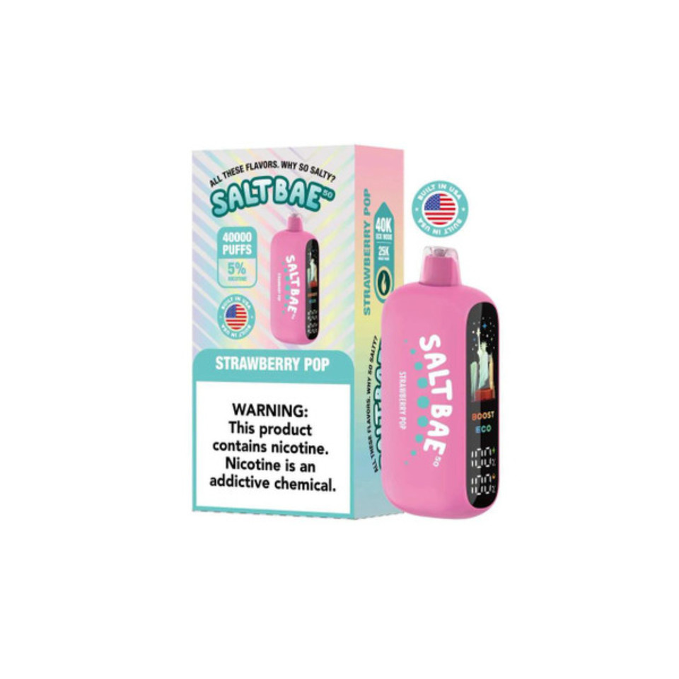 Salt Bae 50 40K Puff Disposable-Strawberry Pop