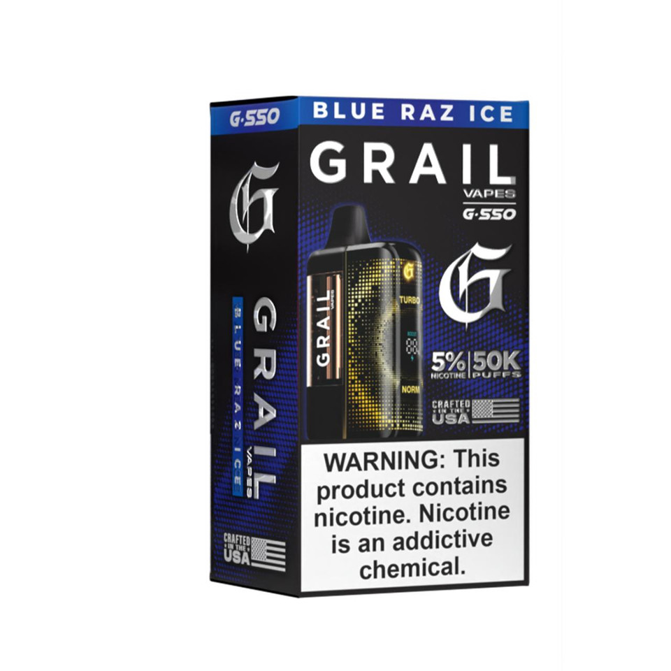Grail G550 50K Puff Disposable Blue Razz Ice