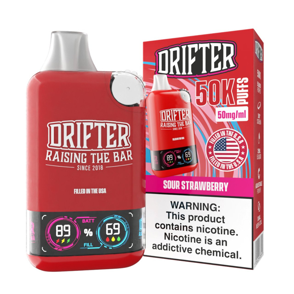 Drifter Bar 50K Puff Disposable Sour Strawberry