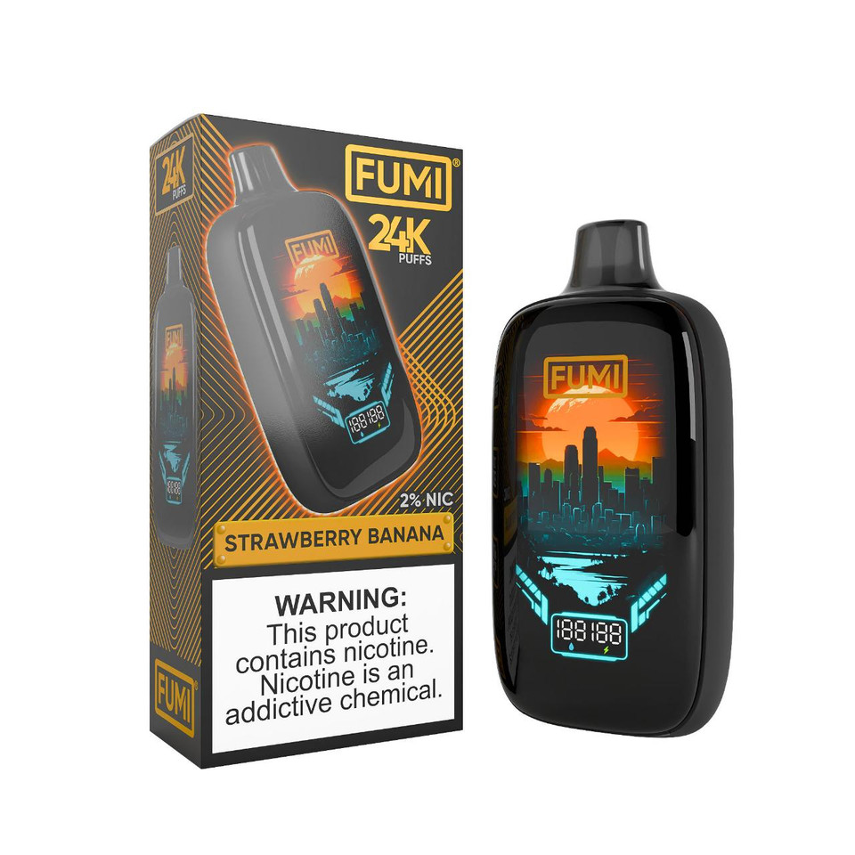 FUMI 24K Puff 2% Disposable Strawberry Banana