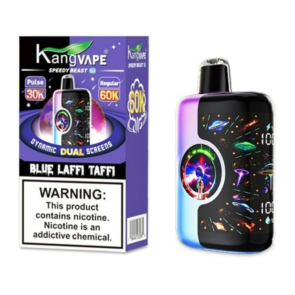Kangvape Speedy Beast X 60K Puff Disposable Blue Laffi Taffi