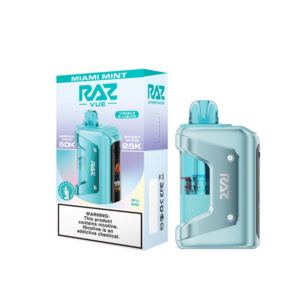 Geek Vape Raz VUE Kit 50K Puff Disposable-Miami Mint