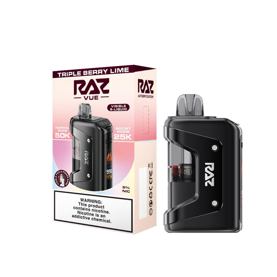 Geek Vape Raz VUE Kit 50K Puff Disposable-Triple Berry Lime