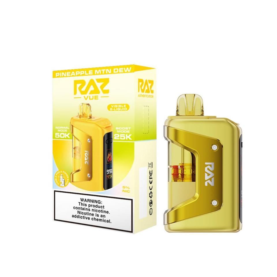 Geek Vape Raz VUE Kit 50K Puff Disposable-Pineapple MTN Dew