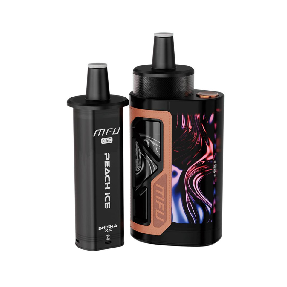 MFU SHISHA X5 Hookah 70K Puff Disposable Peach Ice