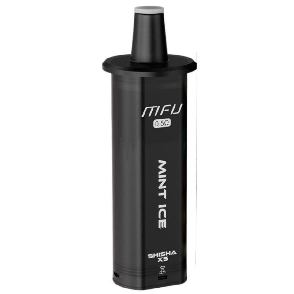 MFU SHISHA X5 Hookah 35K Replacement Pod - 1PK Mint Ice