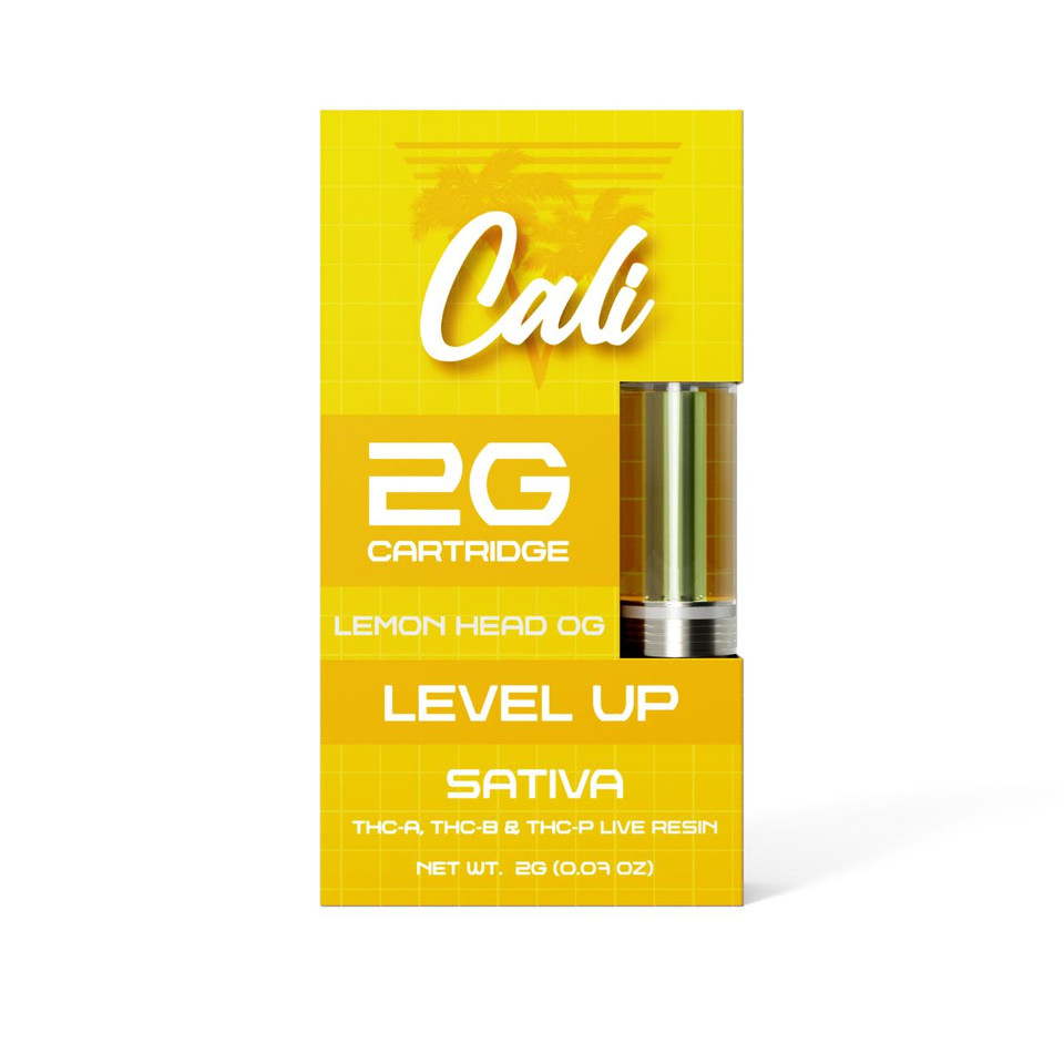 Cali Extrax THC-A THC-P Level Up Cartridge 2G-Lemon Head OG