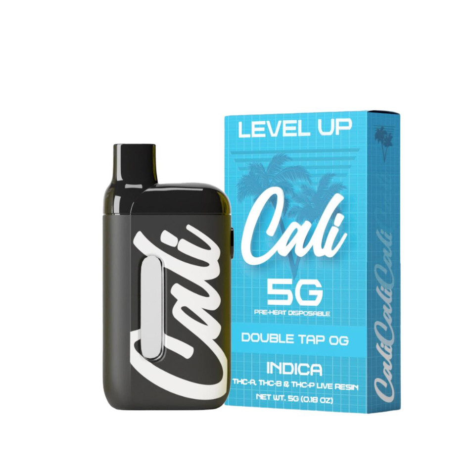 Cali Extrax THC-A THC-P Level Up Disposables 5G-Double Tap OG