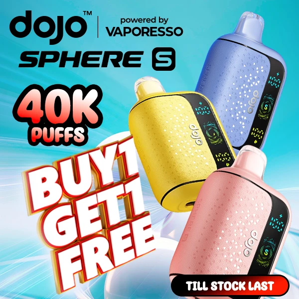 Vaporesso Dojo Sphere S Disposable | 40K Puffs - Buy 1 Get 1 Free