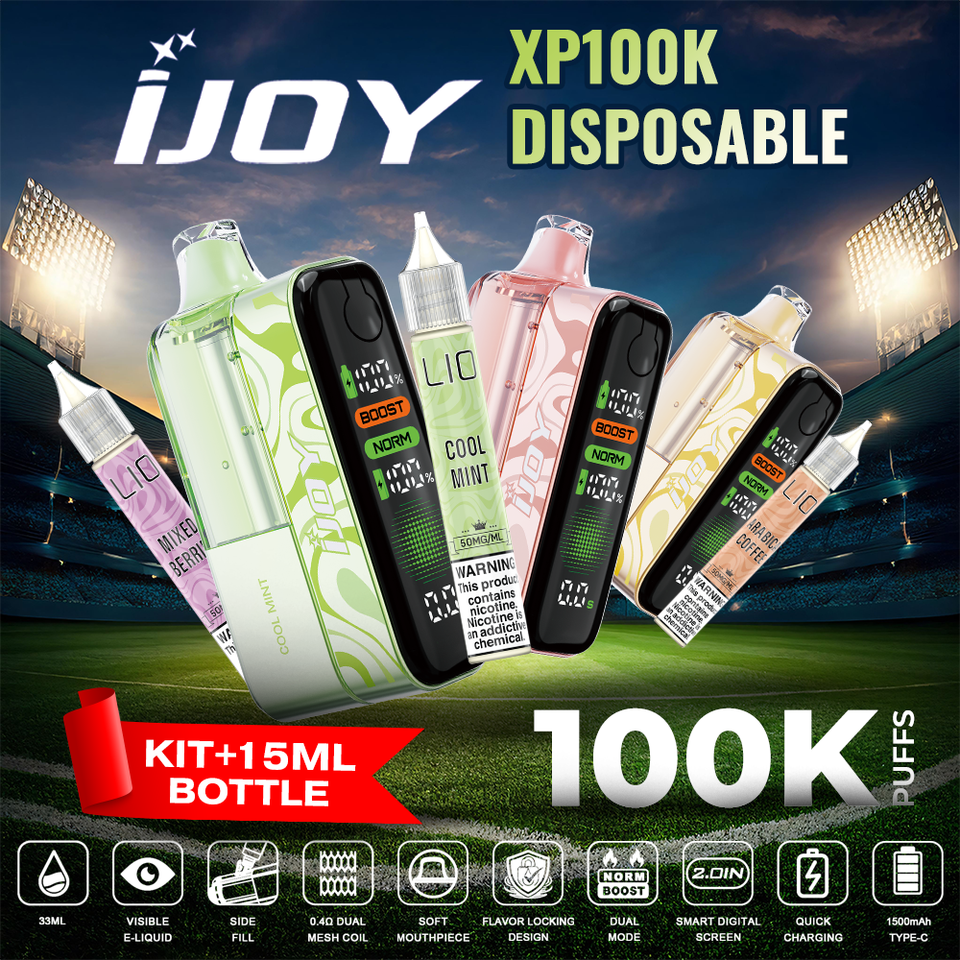 IJoy XP100K Puff Disposable Kit+15ml Bottle