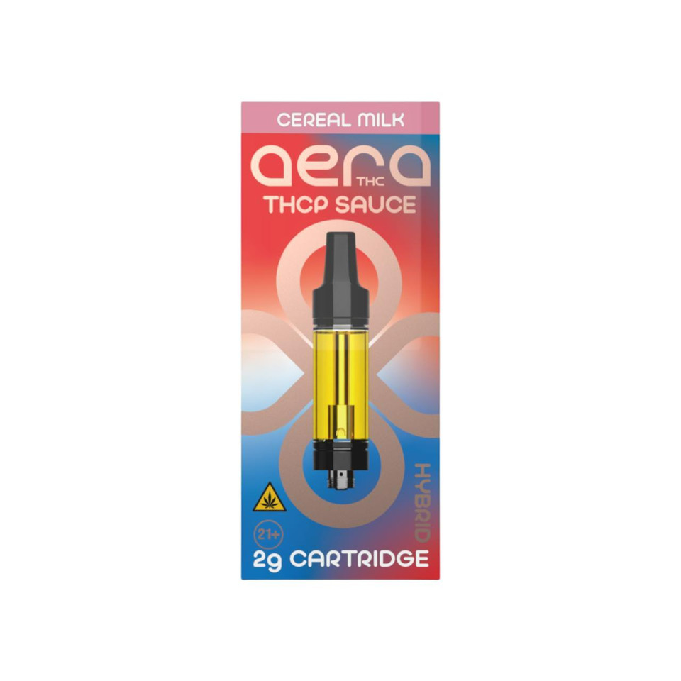 AERA THC THCP Sauce Cartridge 2G CEREAL MILK Hybrid