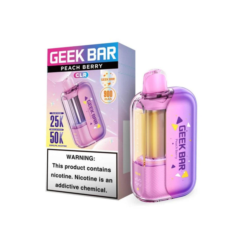 Geek Bar CLR 50K Puff Disposable Peach Berry