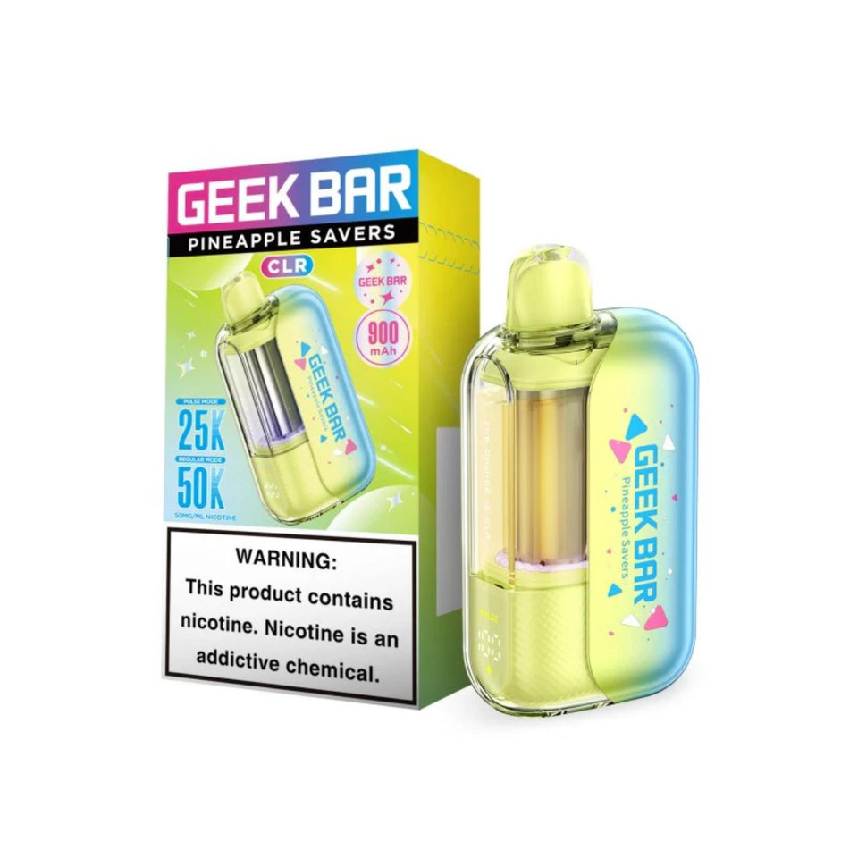 Geek Bar CLR 50K Puff Disposable Pineapple Savers