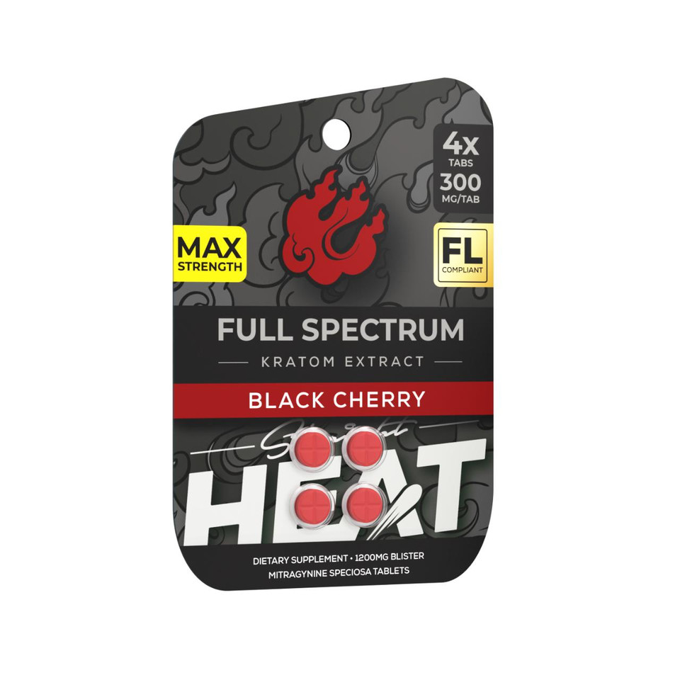 HEAT Full Spectrum Kratom Extracts 4CT-BLACK CHERRY