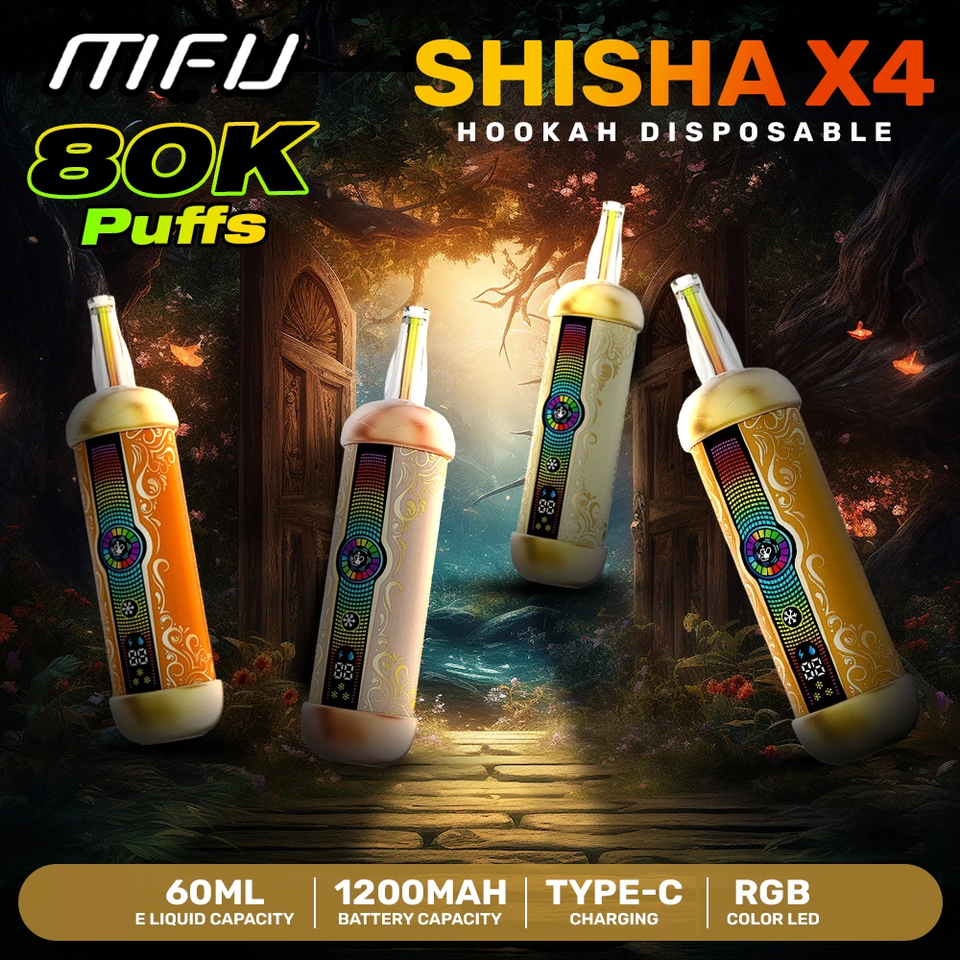 MFU SHISHA X4 Hookah Disposable 80K Puffs