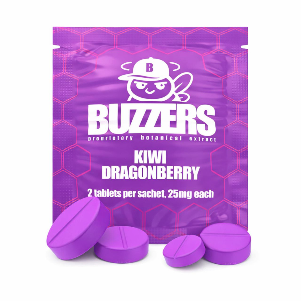 Buzzers Cats Claw Extract Tablets 50MG 2CT-Kiwi Dragonberry