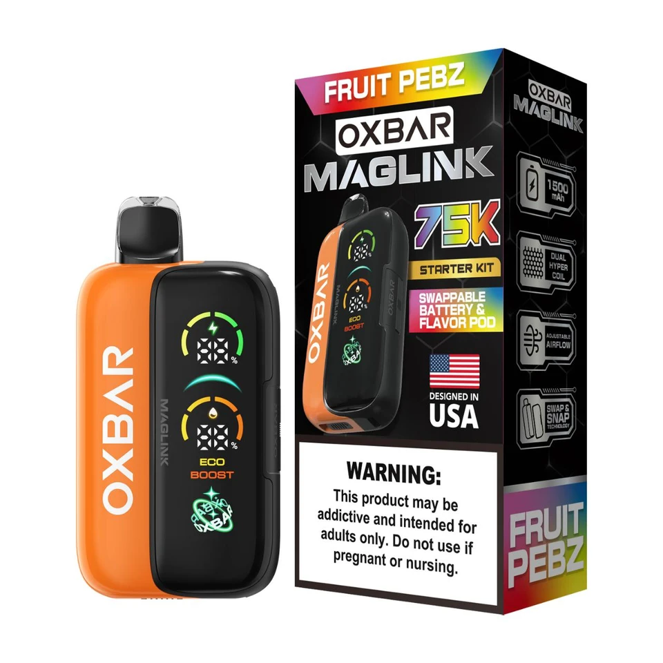Oxbar Maglink Nixodine Kit 75K Puff Disposable Fruit Pebz