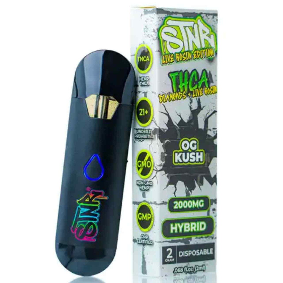 STNR THC-A Diamonds & Live Rosin Edition Disposable 2G-OG Kush