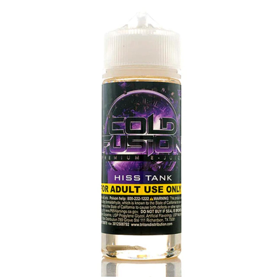 Cold Fusion Hiss Tank 120ml E-Juice